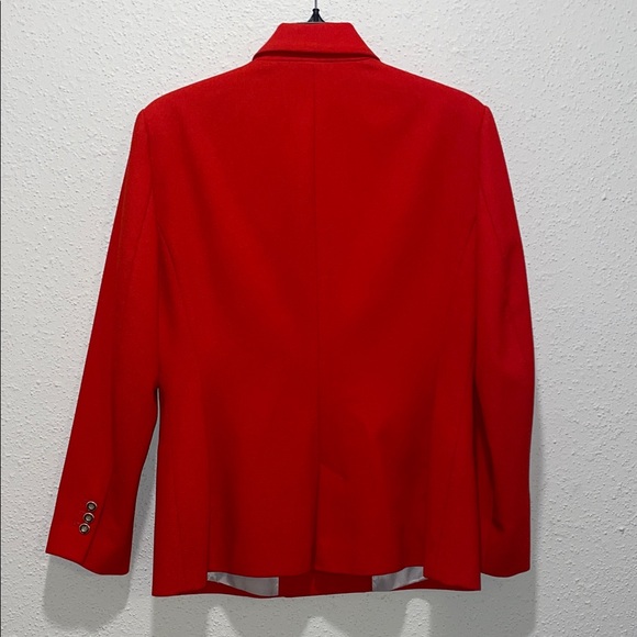 Zara Women's Vibrant Poppy Red Blazer - Picture 6 of 6